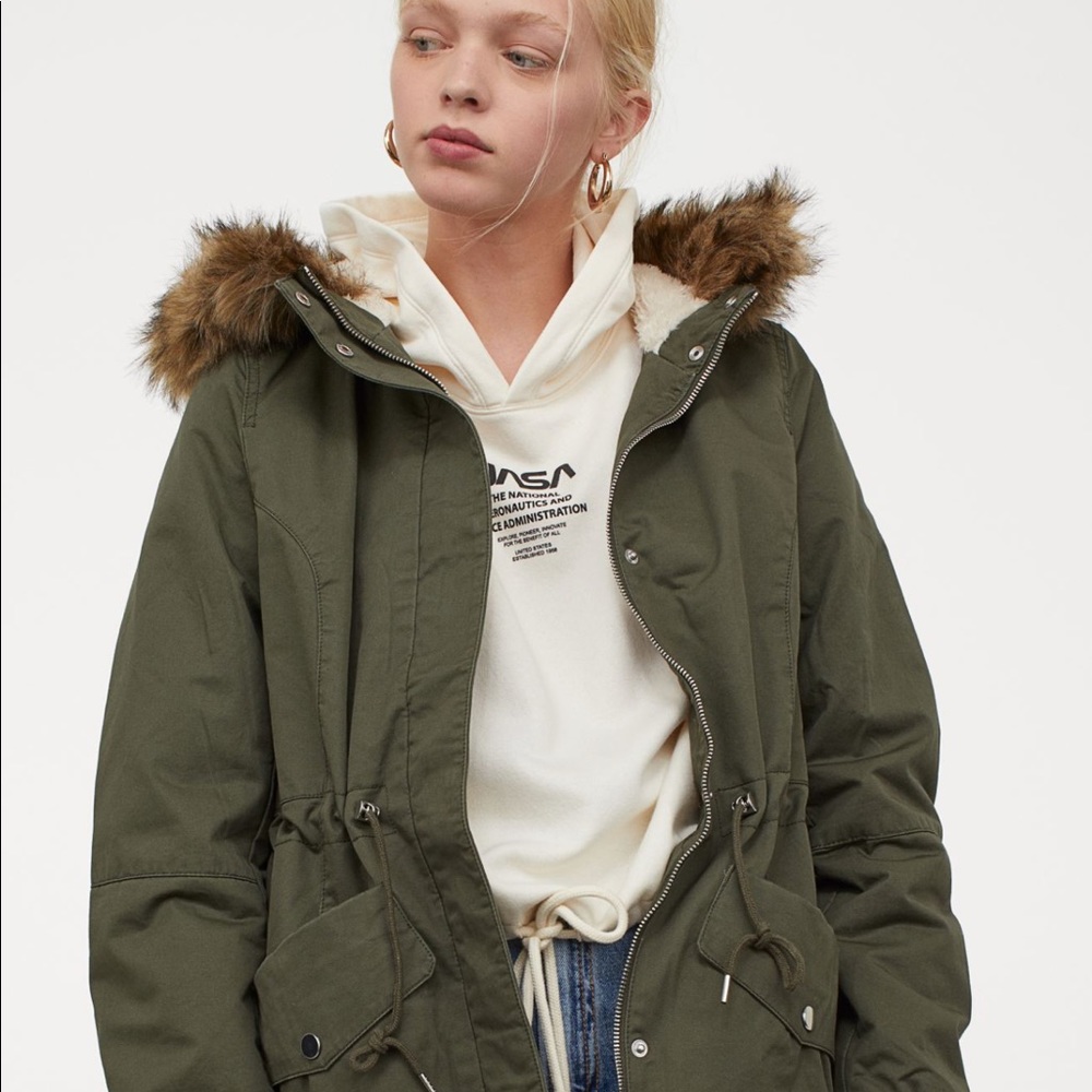 H&M fur lined parka - Picture 2 of 12